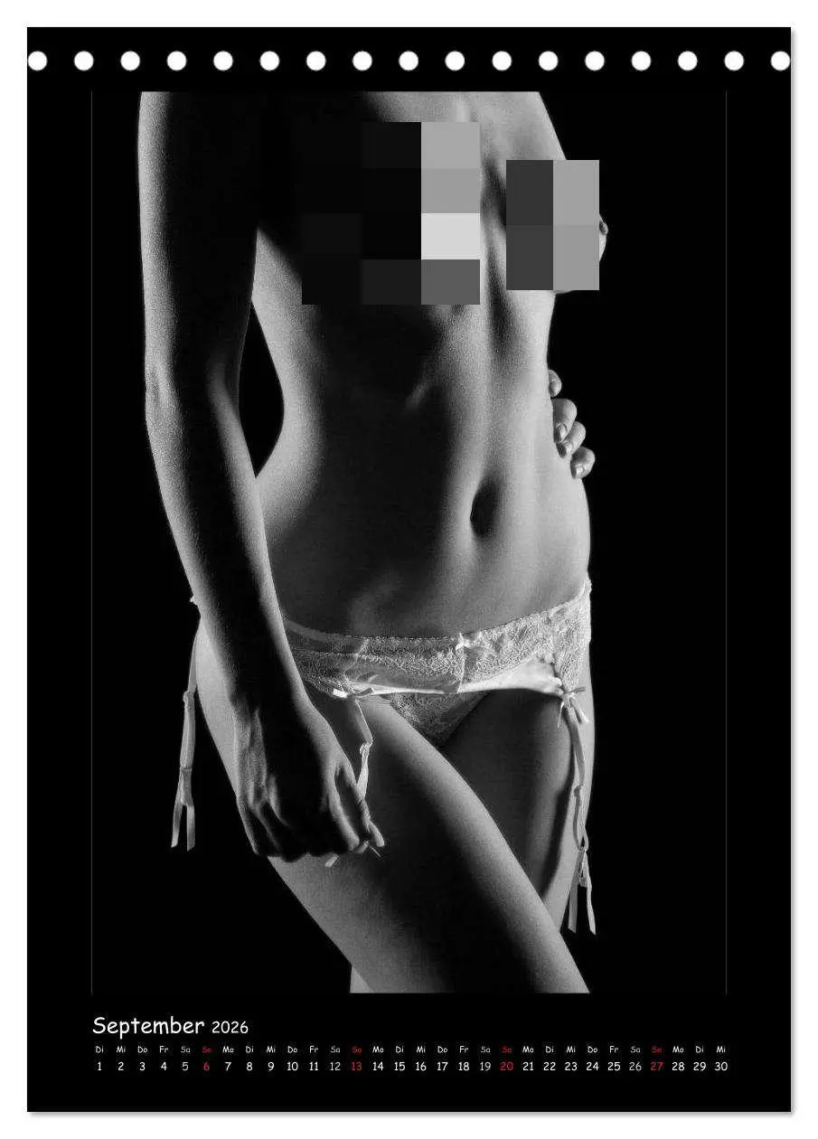 Bild: 9783516459883 | Anonymer Akt (Tischkalender 2026 DIN A5 hoch), CALVENDO Monatskalender
