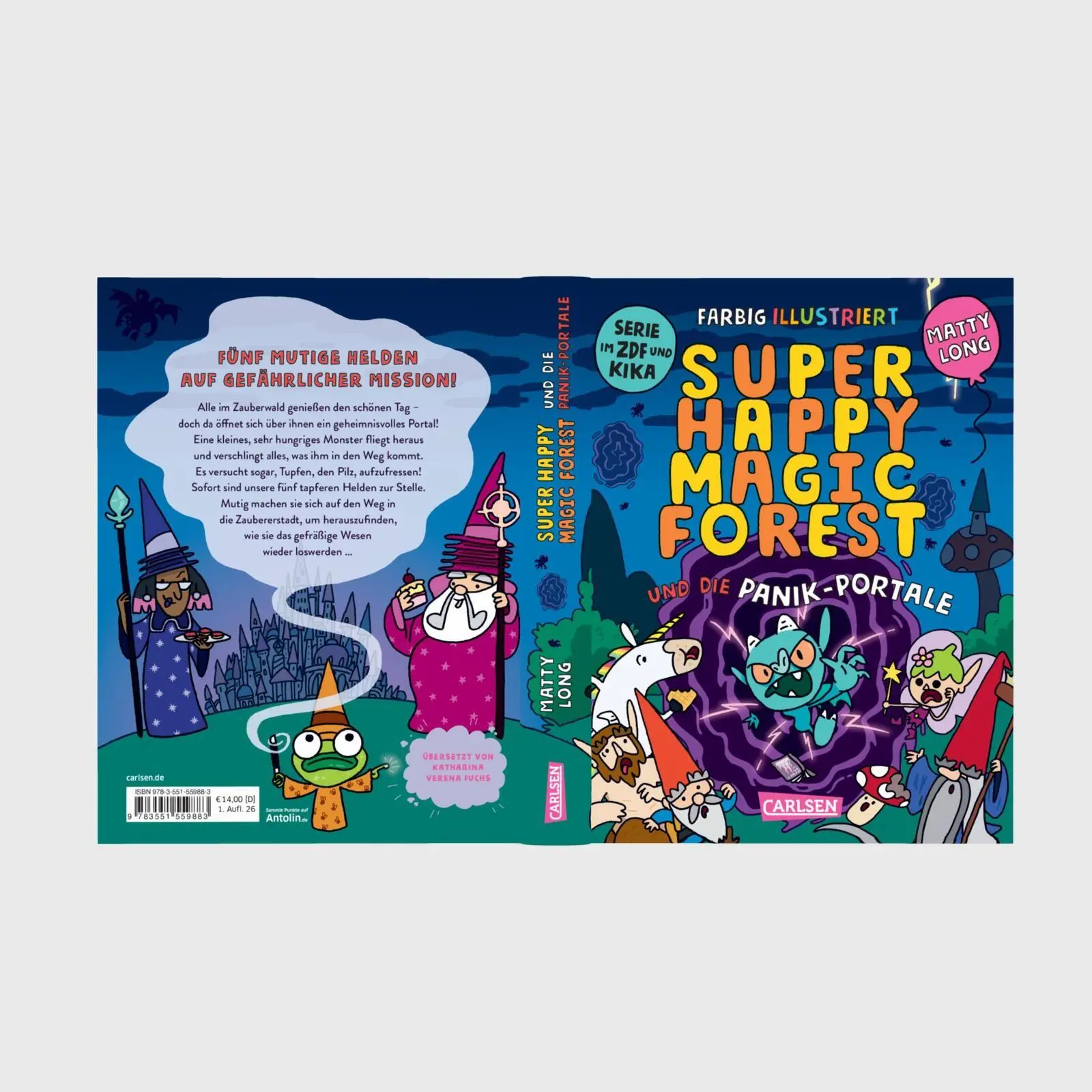 Bild: 9783551559883 | Super Happy Magic Forest und die Panik-Portale | Matty Long | Buch
