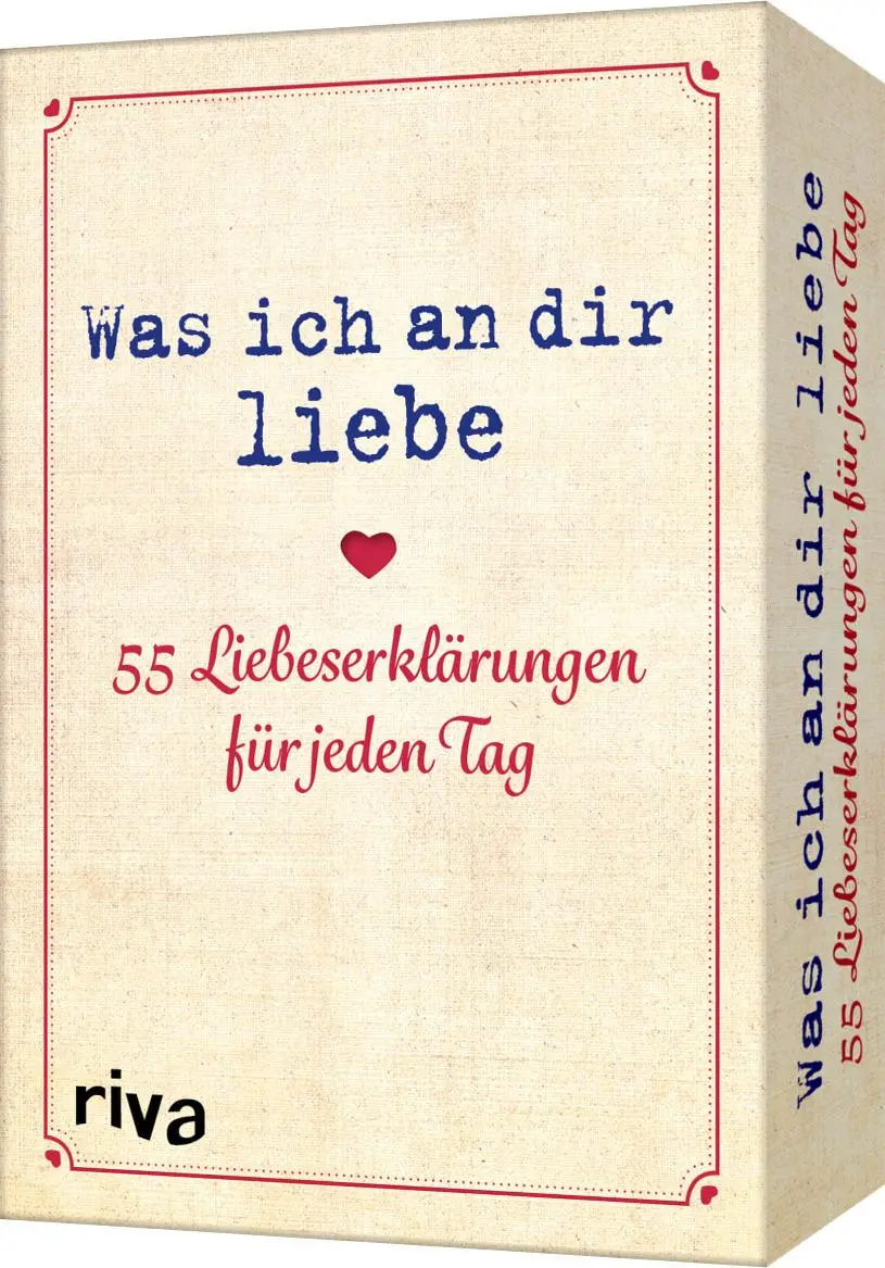 Cover: 9783742319883 | Was ich an dir liebe - 55 Liebeserklärungen für jeden Tag | Box | 2022