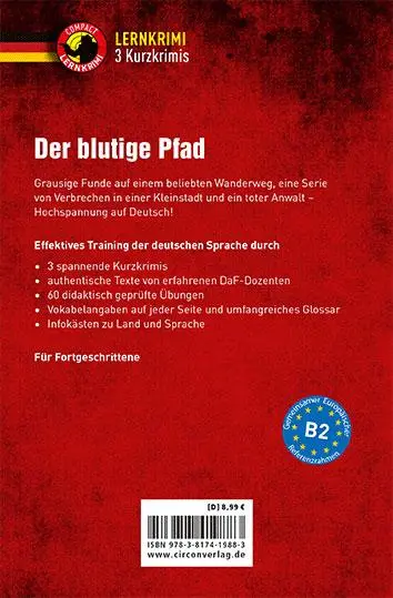 Rückseite: 9783817419883 | Der blutige Pfad | Deutsch B2 | Nina Wagner (u. a.) | Taschenbuch