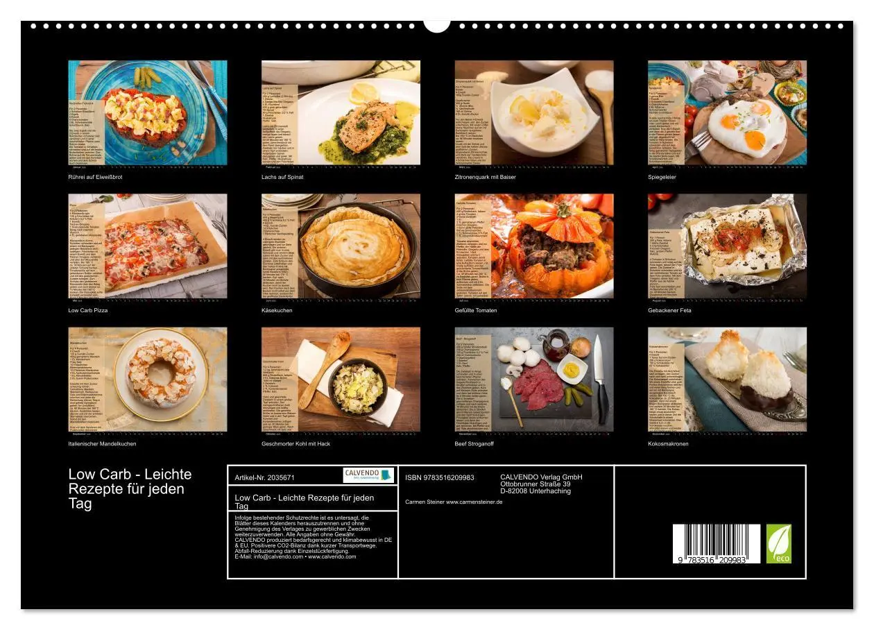 Bild: 9783516209983 | Low Carb - Leichte Rezepte für jeden Tag (hochwertiger Premium...