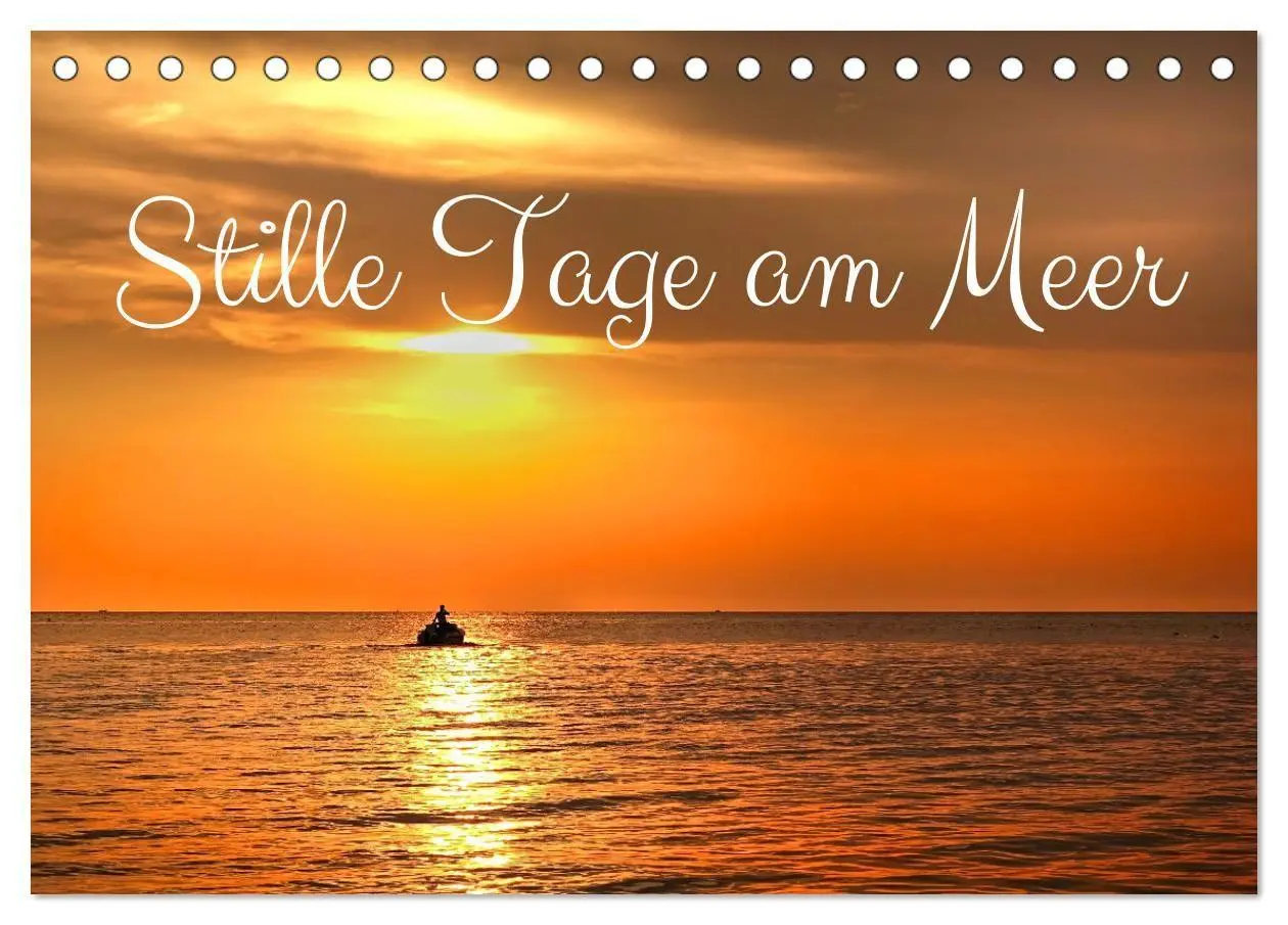 Cover: 9783569399983 | Stille Tage am Meer (Tischkalender 2027 DIN A5 quer), CALVENDO...