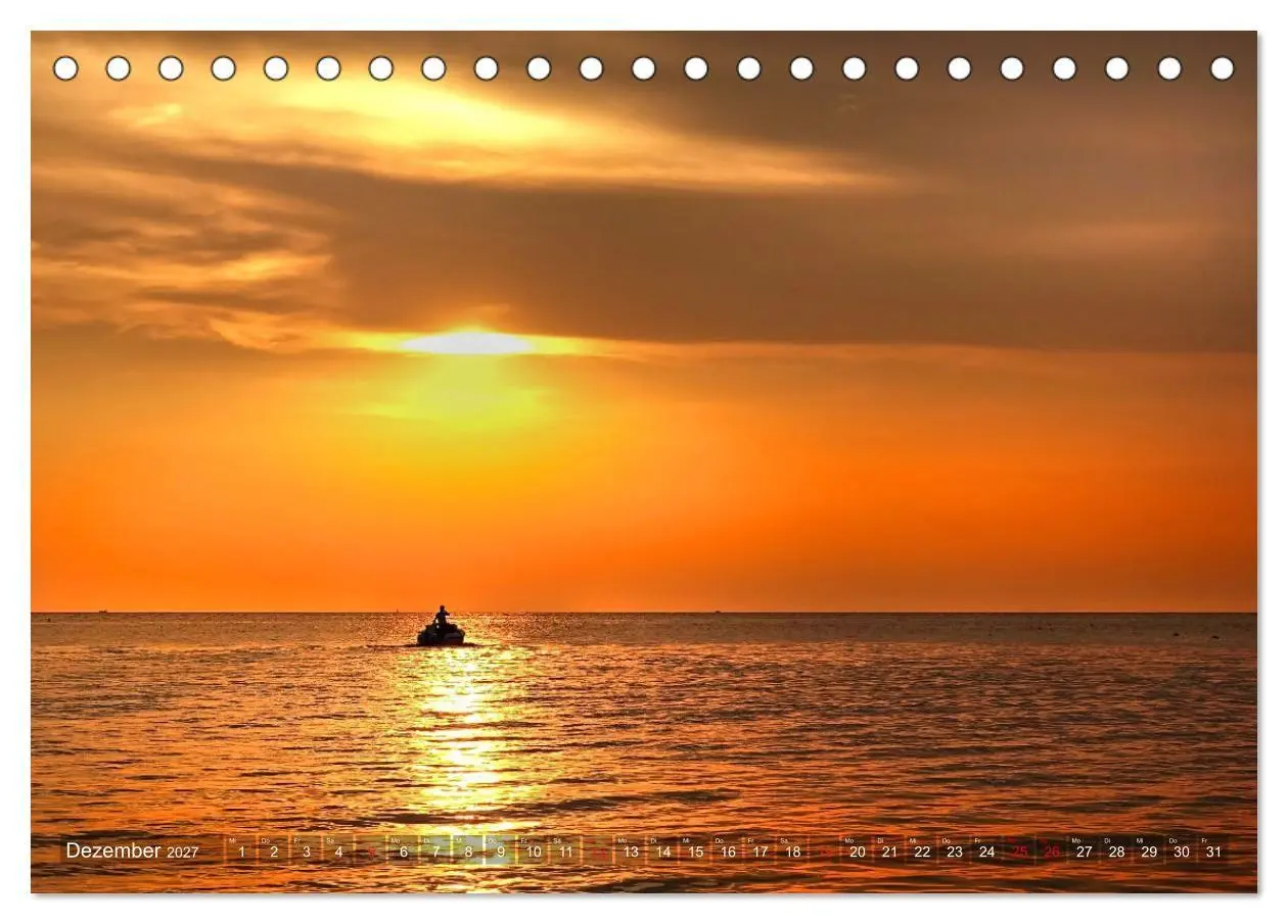 Bild: 9783569399983 | Stille Tage am Meer (Tischkalender 2027 DIN A5 quer), CALVENDO...