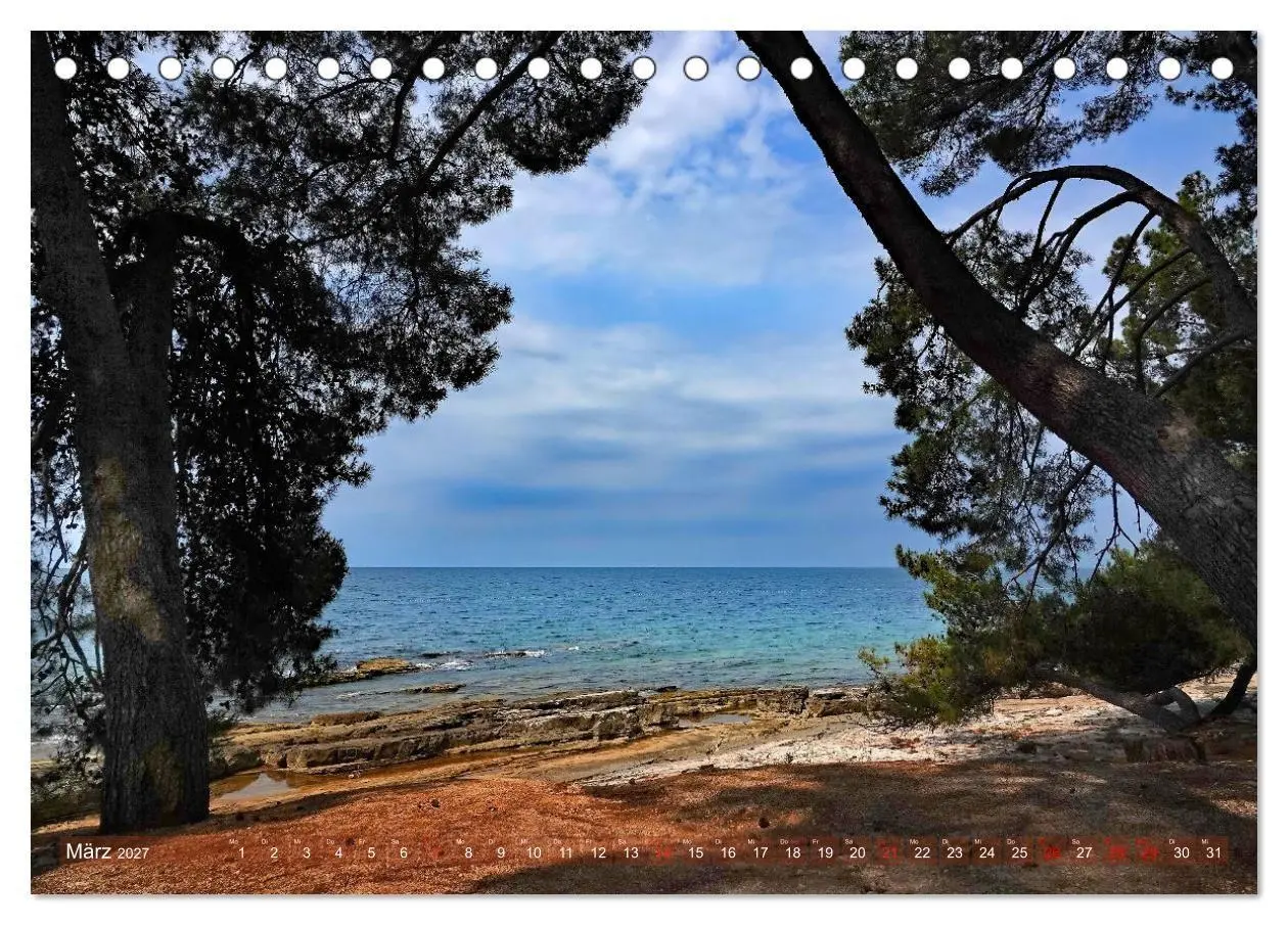 Bild: 9783569399983 | Stille Tage am Meer (Tischkalender 2027 DIN A5 quer), CALVENDO...