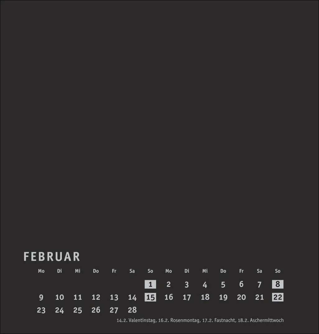 Bild: 9783756409983 | Premium-Bastelkalender schwarz mittel 2026 | Heye | Kalender | 14 S.