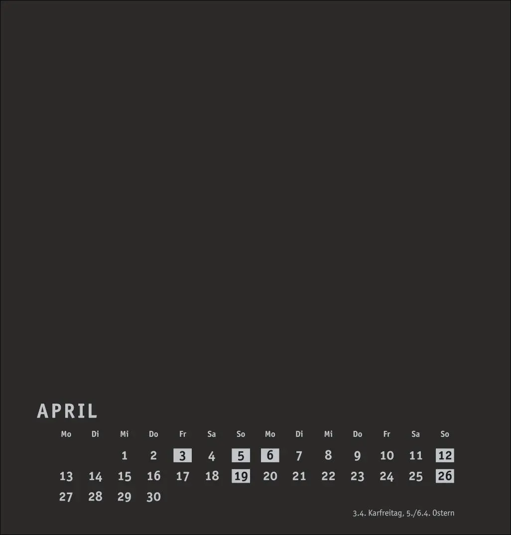 Bild: 9783756409983 | Premium-Bastelkalender schwarz mittel 2026 | Heye | Kalender | 14 S.