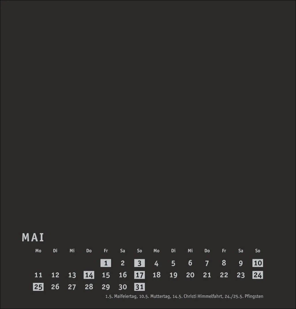 Bild: 9783756409983 | Premium-Bastelkalender schwarz mittel 2026 | Heye | Kalender | 14 S.