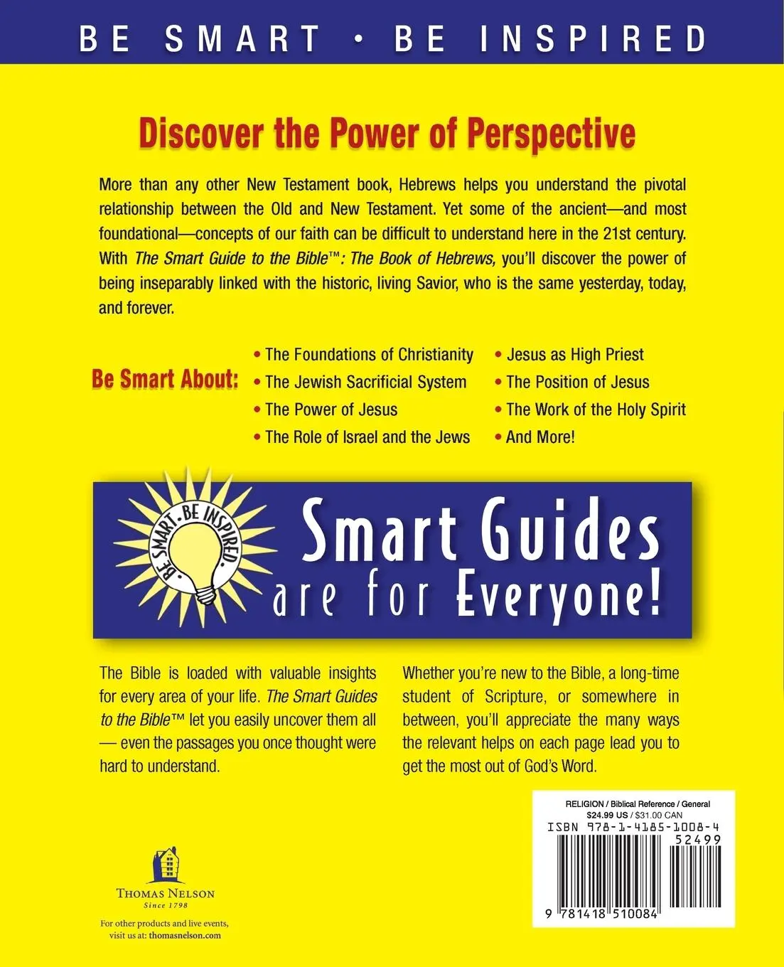 Rückseite: 9781418510084 | Hebrews Smart Guide | Robert Girard | Taschenbuch | Englisch | 2008