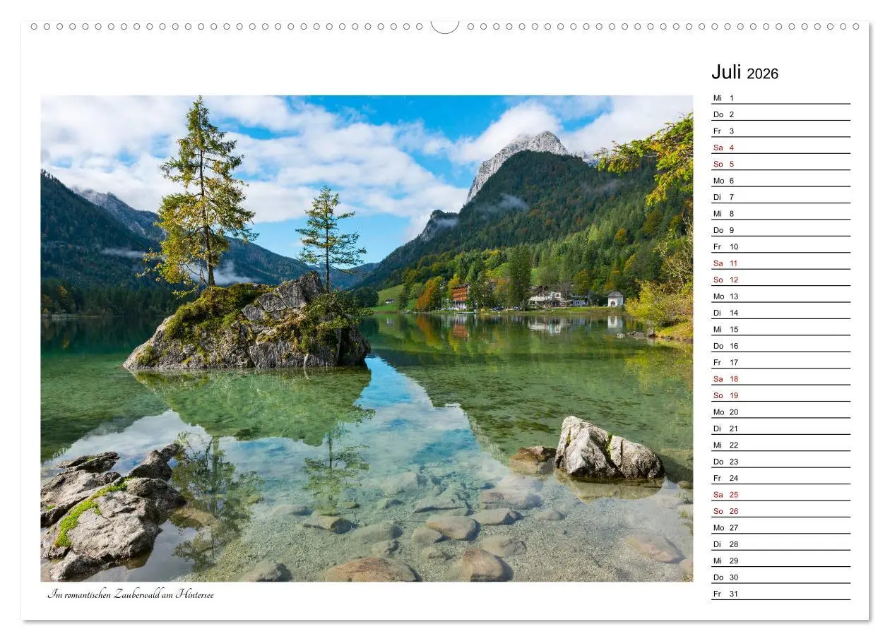 Bild: 9783457850084 | Rund um den Hintersee und Zauberwald (Wandkalender 2026 DIN A2...