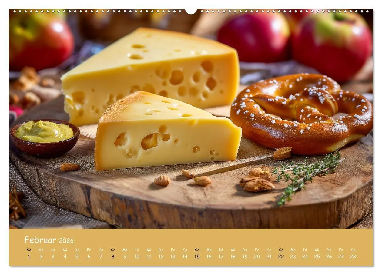 Bild: 9783516700084 | Käsekalender - mit Gourmet Käse und Platten durchs Jahr...