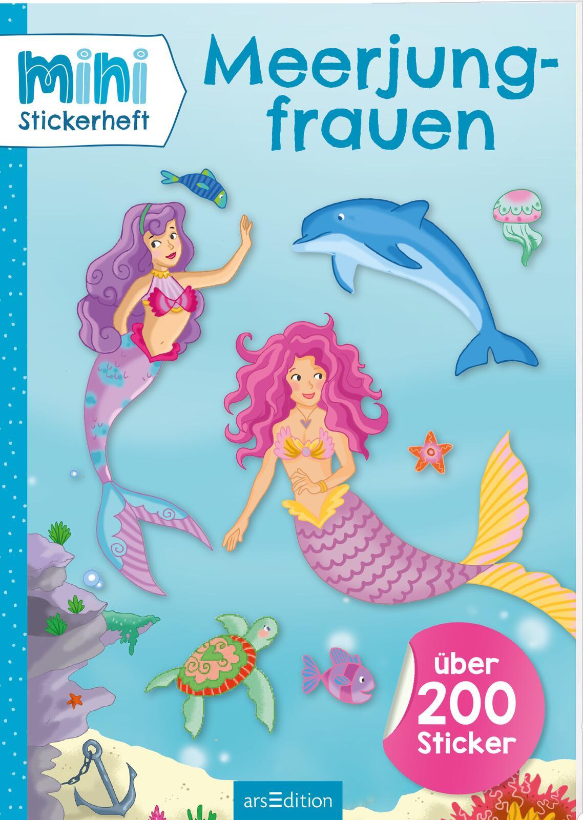 Cover: 9783845860084 | MINI-Stickerheft - Meerjungfrauen | Über 200 Sticker | Isabelle Metzen