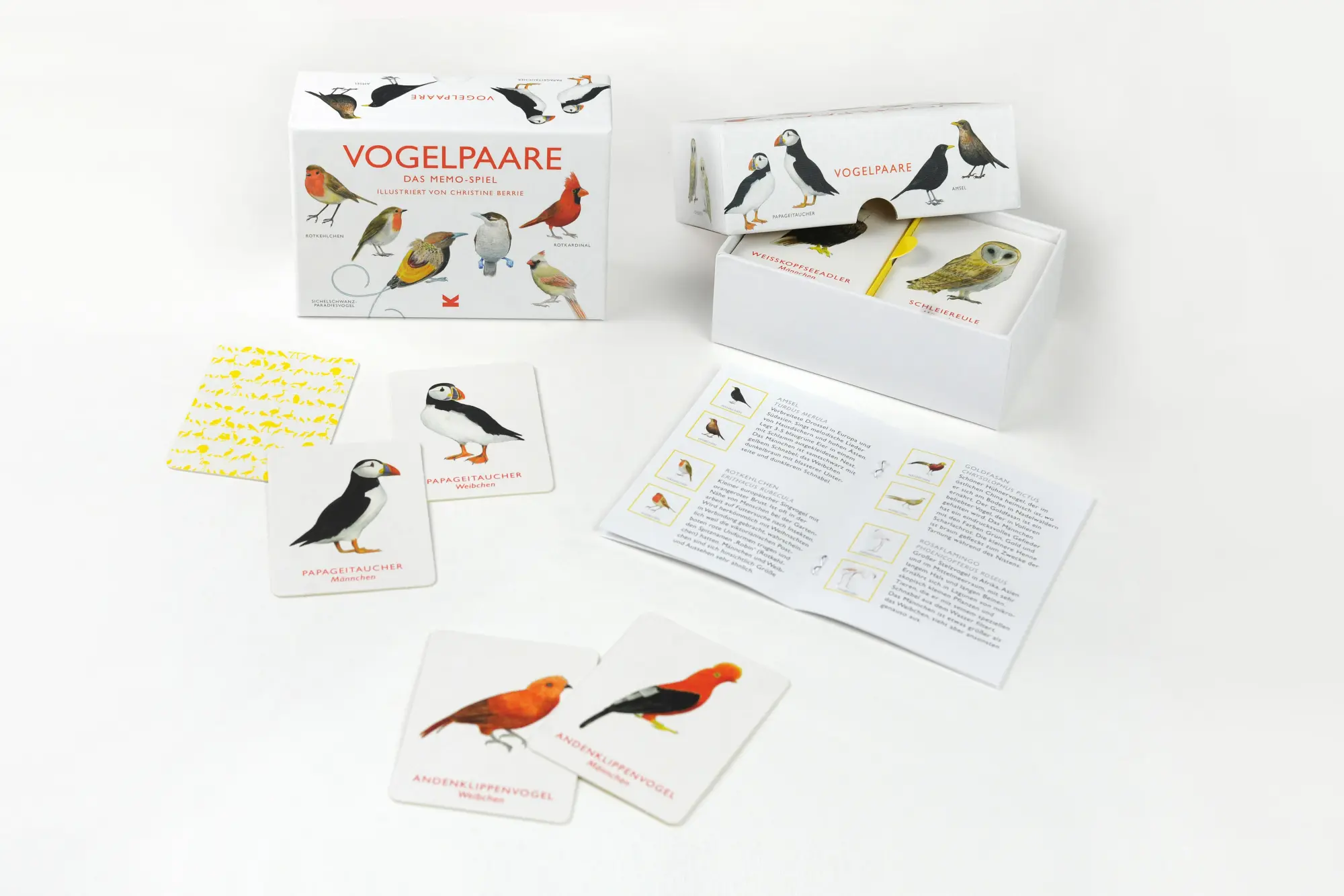Bild: 9783962440084 | Vogelpaare | Das Memo-Spiel | Christine Berrie | Spiel | 50 S. | 2018
