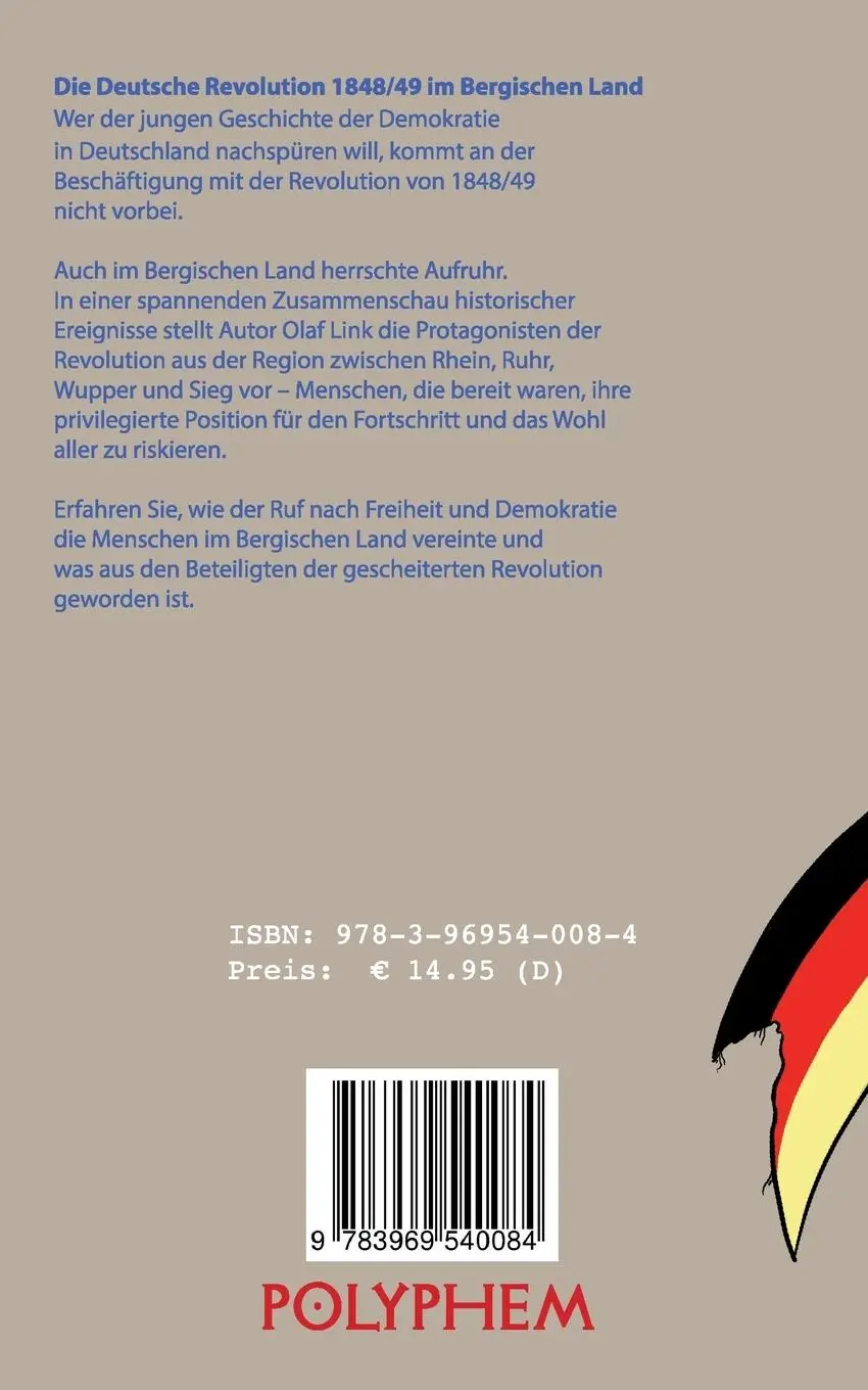 Rückseite: 9783969540084 | Revolution! | Die Deutsche Revolution 1848/49 im Bergischen Land