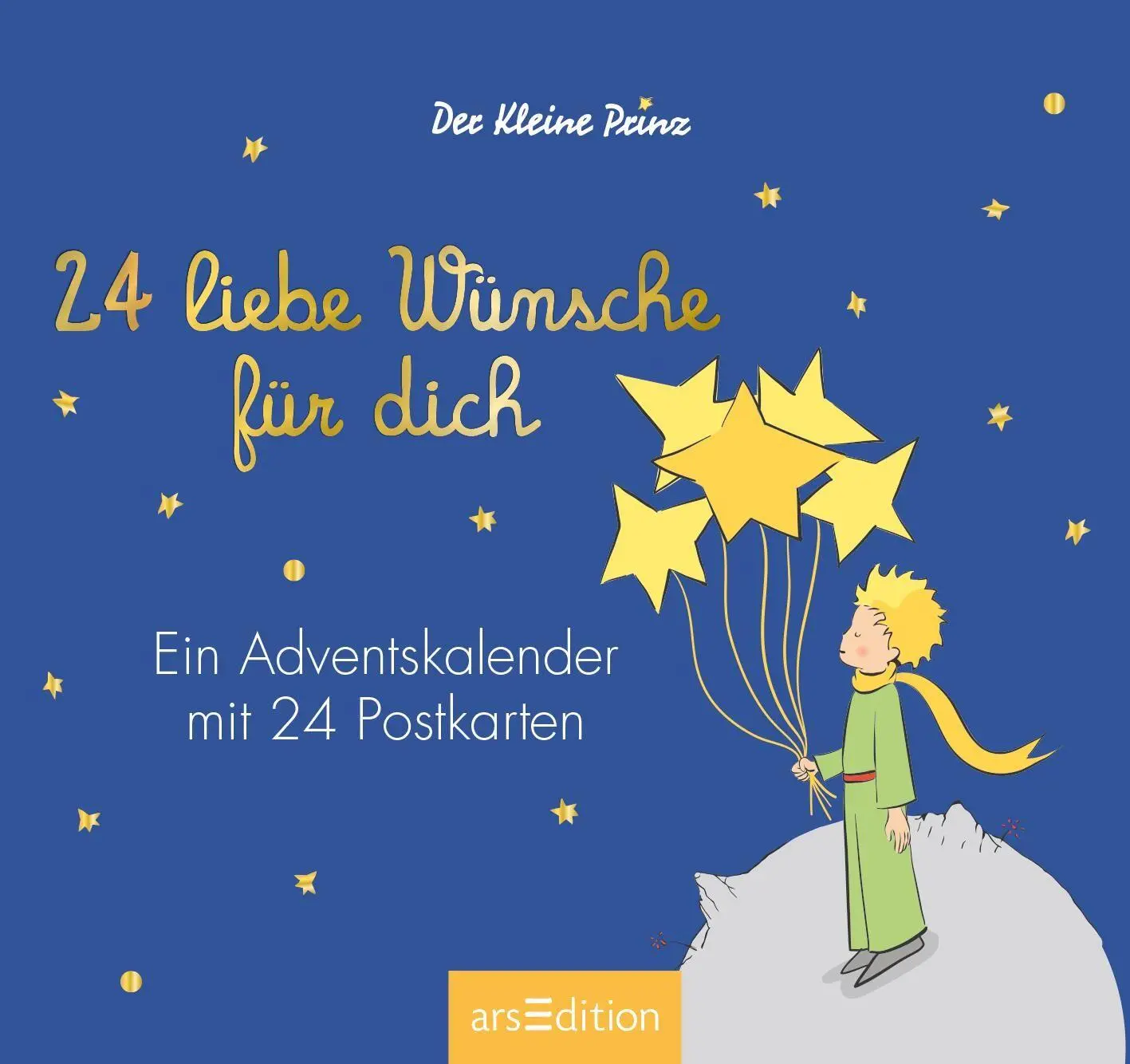 Bild: 4014489140184 | Postkarten-Adventskalender. Der Kleine Prinz. 24 liebe Wünsche für...