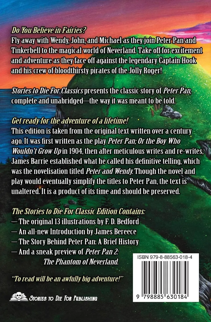 Rückseite: 9798885630184 | Peter Pan | The Original Illustrated Classic | James M Barrie | Buch
