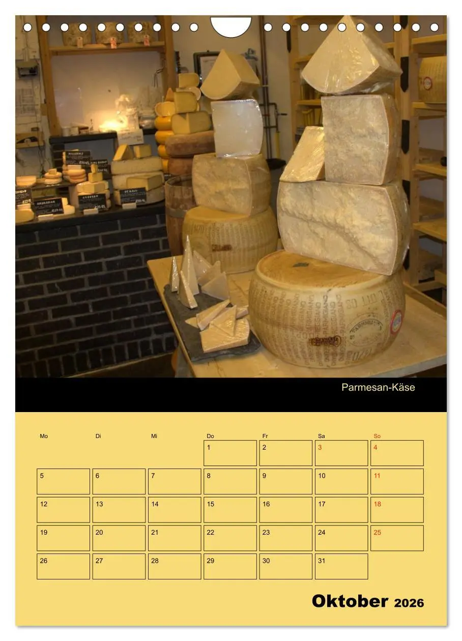 Bild: 9783516470284 | Alles Käse / Planer (Wandkalender 2026 DIN A4 hoch), CALVENDO...