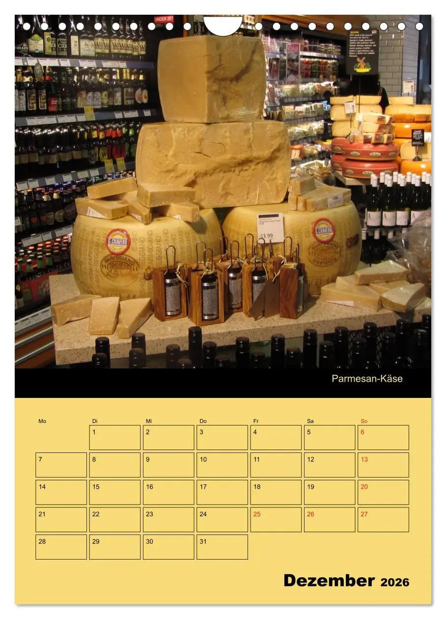 Bild: 9783516470284 | Alles Käse / Planer (Wandkalender 2026 DIN A4 hoch), CALVENDO...