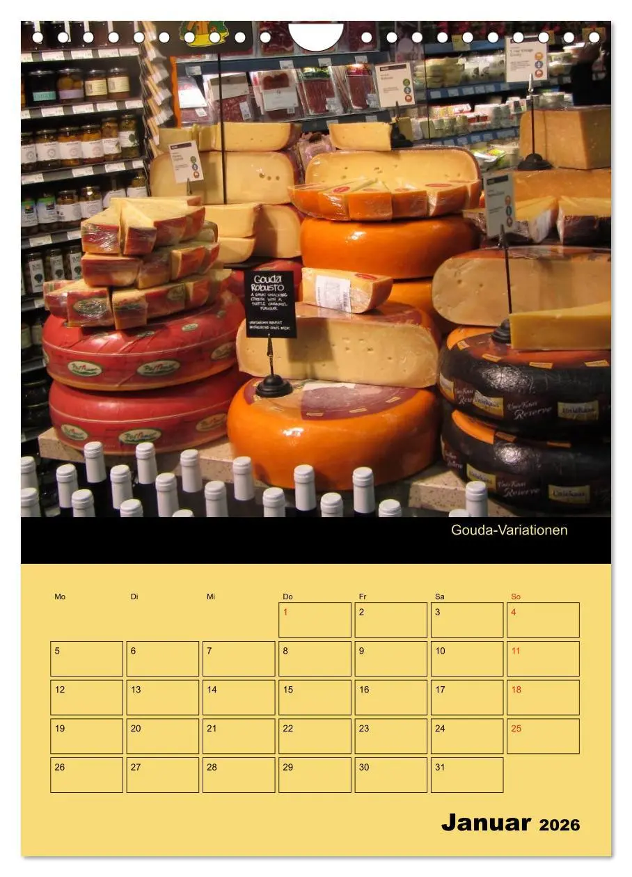 Bild: 9783516470284 | Alles Käse / Planer (Wandkalender 2026 DIN A4 hoch), CALVENDO...