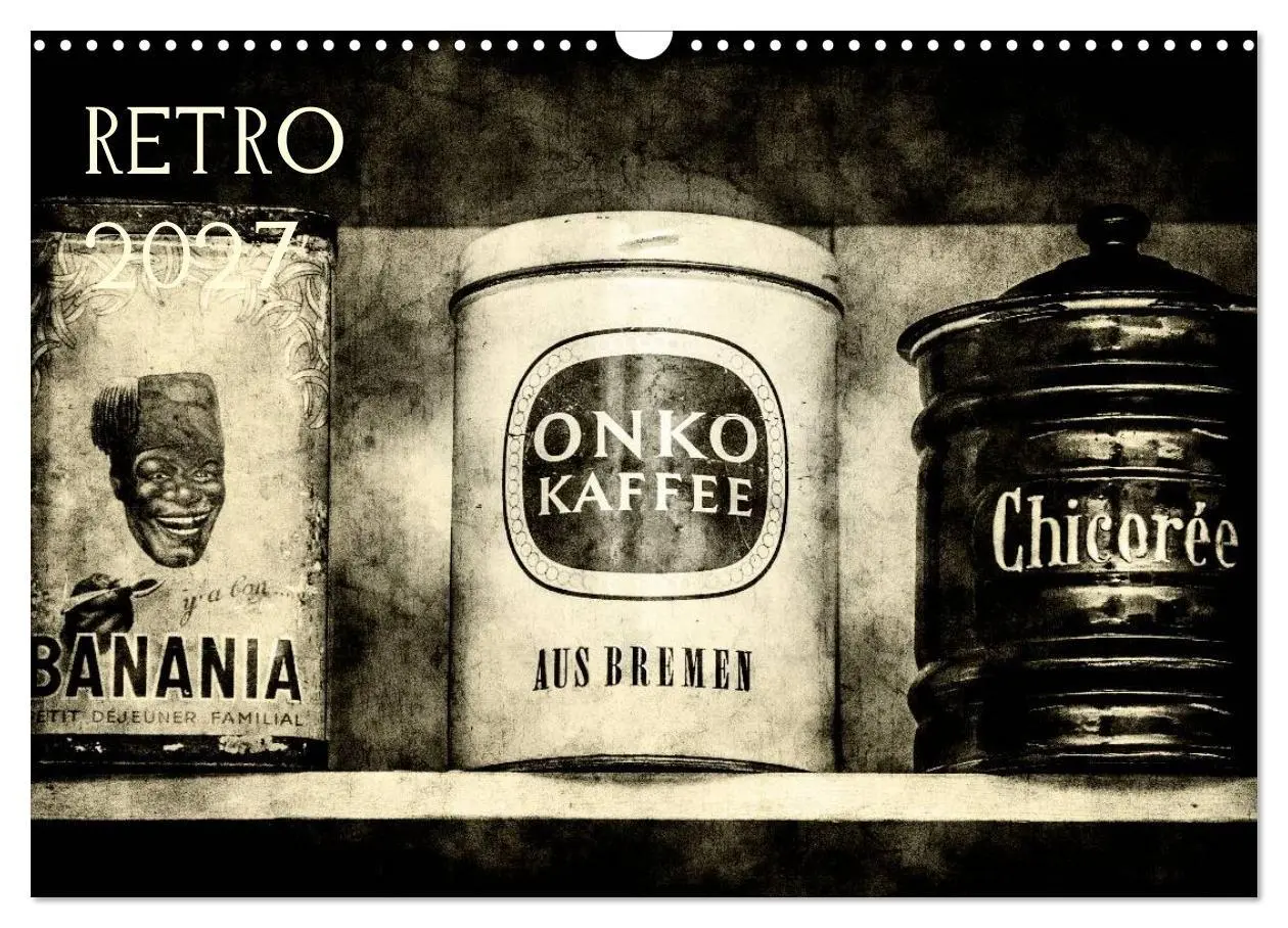 Cover: 9783594140284 | Retro (Wandkalender 2027 DIN A3 quer), CALVENDO Monatskalender | 2027