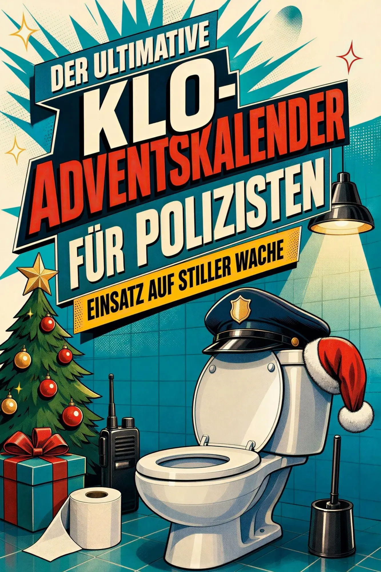 Cover: 9783696110284 | Der ultimative Klo-Adventskalender für Polizisten | Finn Wagner | Buch