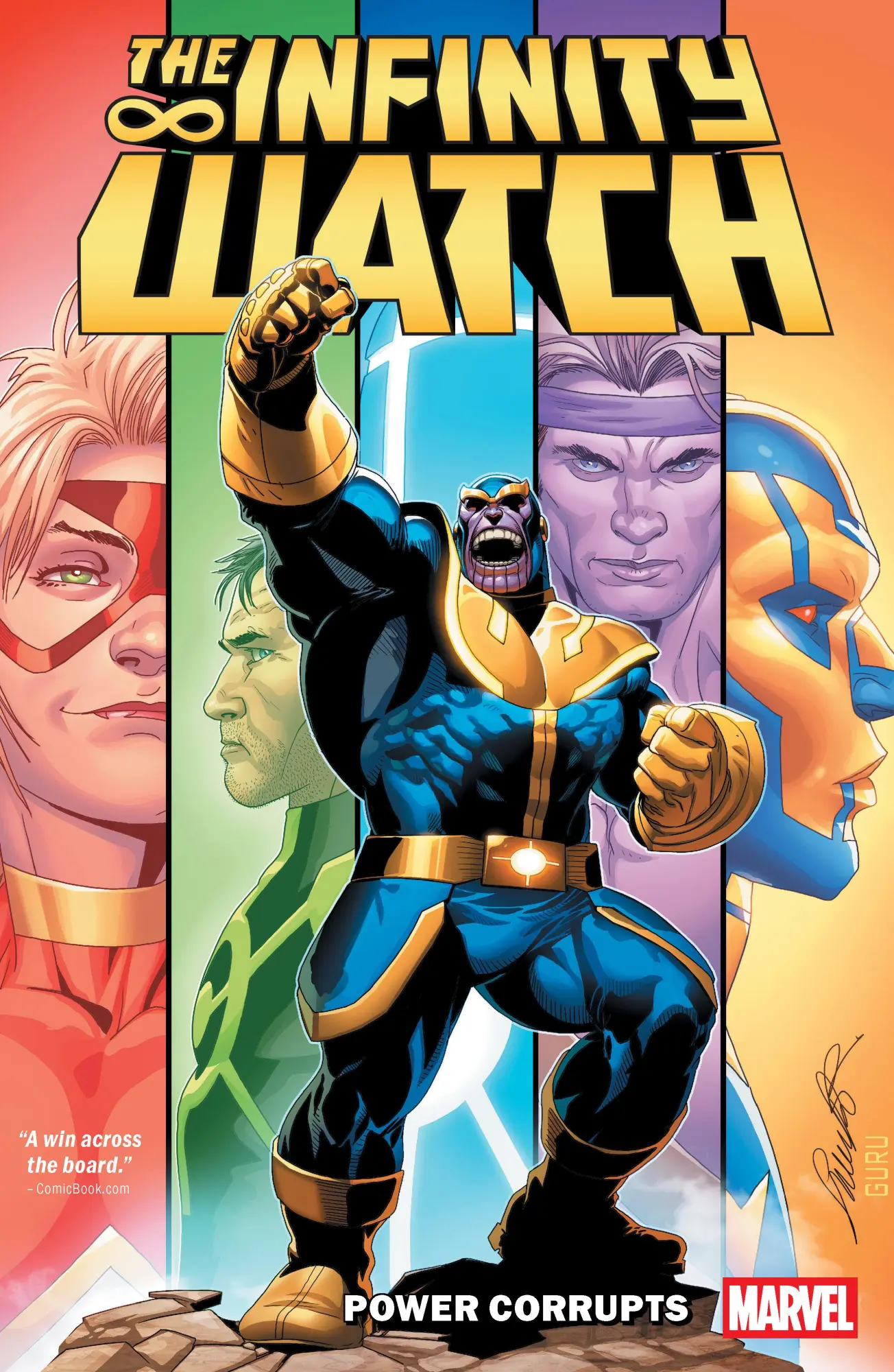 Cover: 9781302960384 | Infinity Watch: Power Corrupts | Derek Landy (u. a.) | Taschenbuch