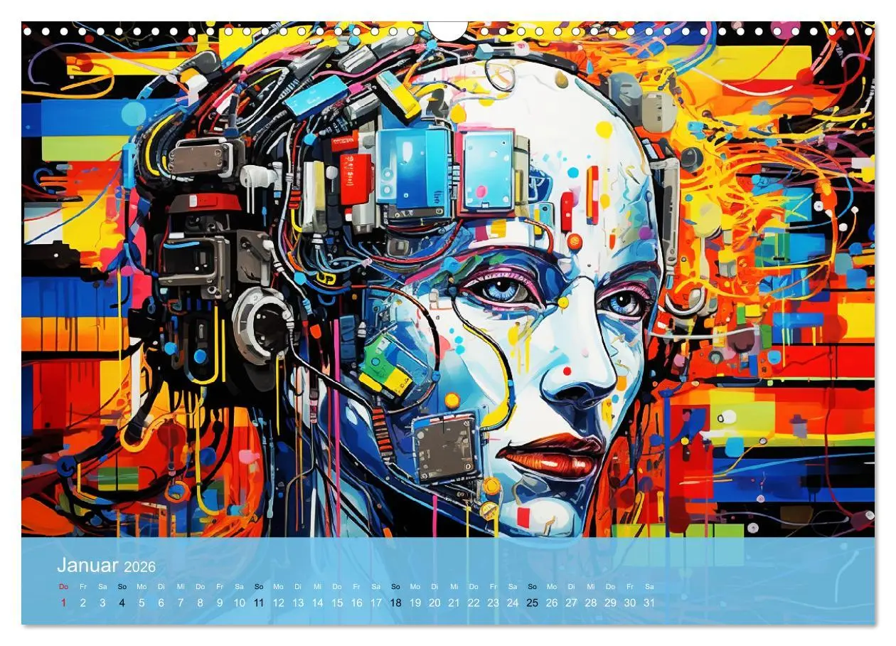 Bild: 9783457510384 | Pop-Art. Eine Reise in coolen Illustrationen (Wandkalender 2026 DIN...