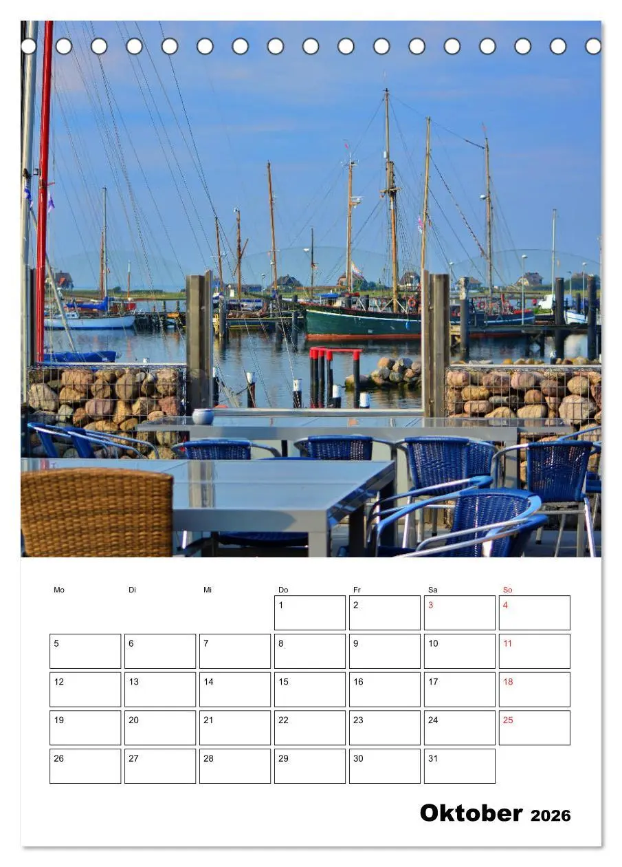 Bild: 9783516390384 | Marina Heiligenhafen (Tischkalender 2026 DIN A5 hoch), CALVENDO...