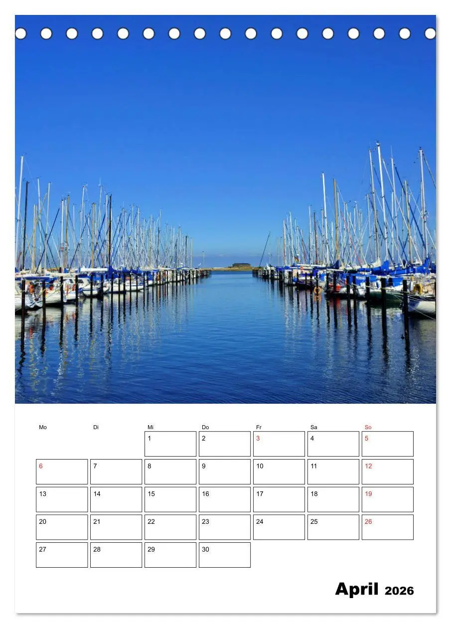 Bild: 9783516390384 | Marina Heiligenhafen (Tischkalender 2026 DIN A5 hoch), CALVENDO...