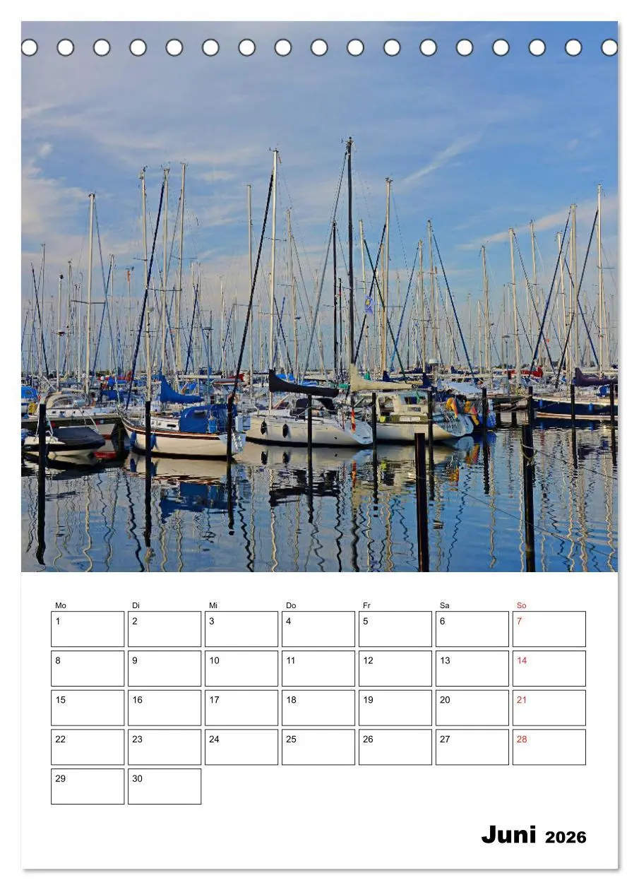 Bild: 9783516390384 | Marina Heiligenhafen (Tischkalender 2026 DIN A5 hoch), CALVENDO...