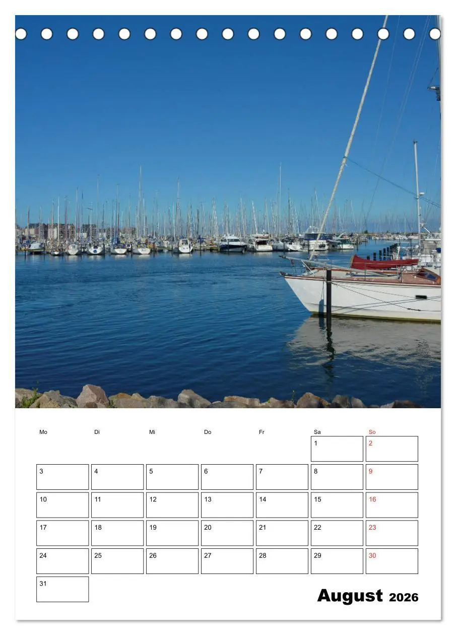Bild: 9783516390384 | Marina Heiligenhafen (Tischkalender 2026 DIN A5 hoch), CALVENDO...