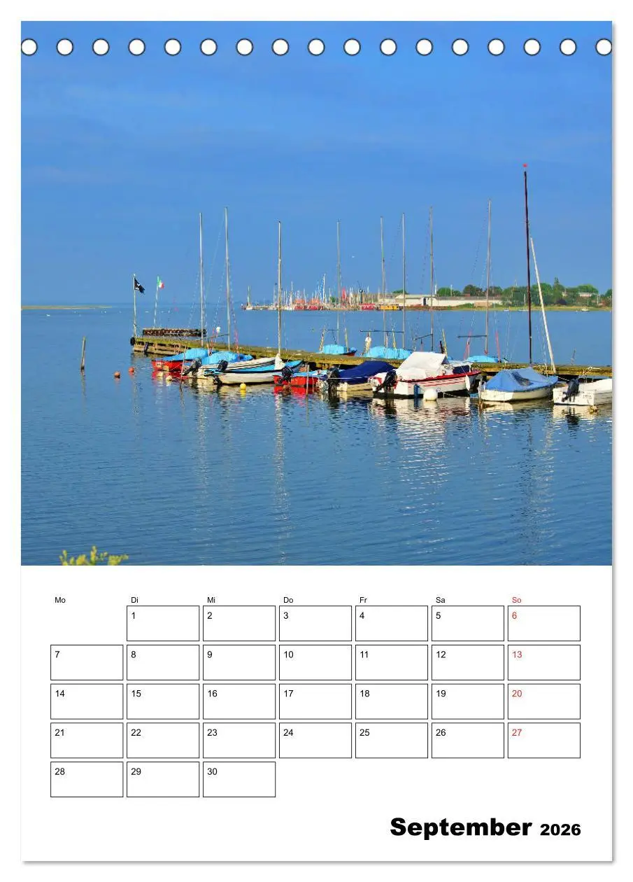Bild: 9783516390384 | Marina Heiligenhafen (Tischkalender 2026 DIN A5 hoch), CALVENDO...
