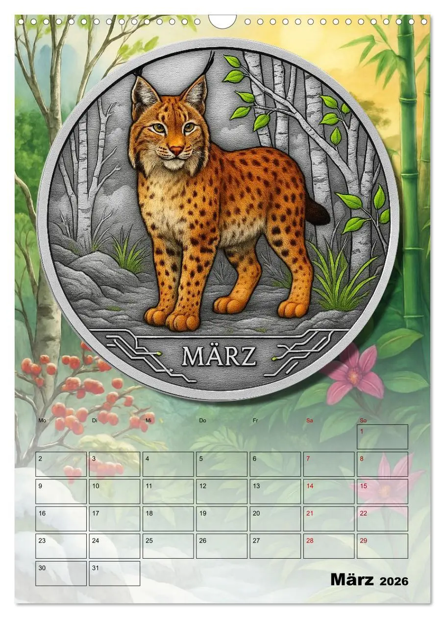 Bild: 9783516600384 | Katzenadel in Silber (Wandkalender 2026 DIN A3 hoch), CALVENDO...
