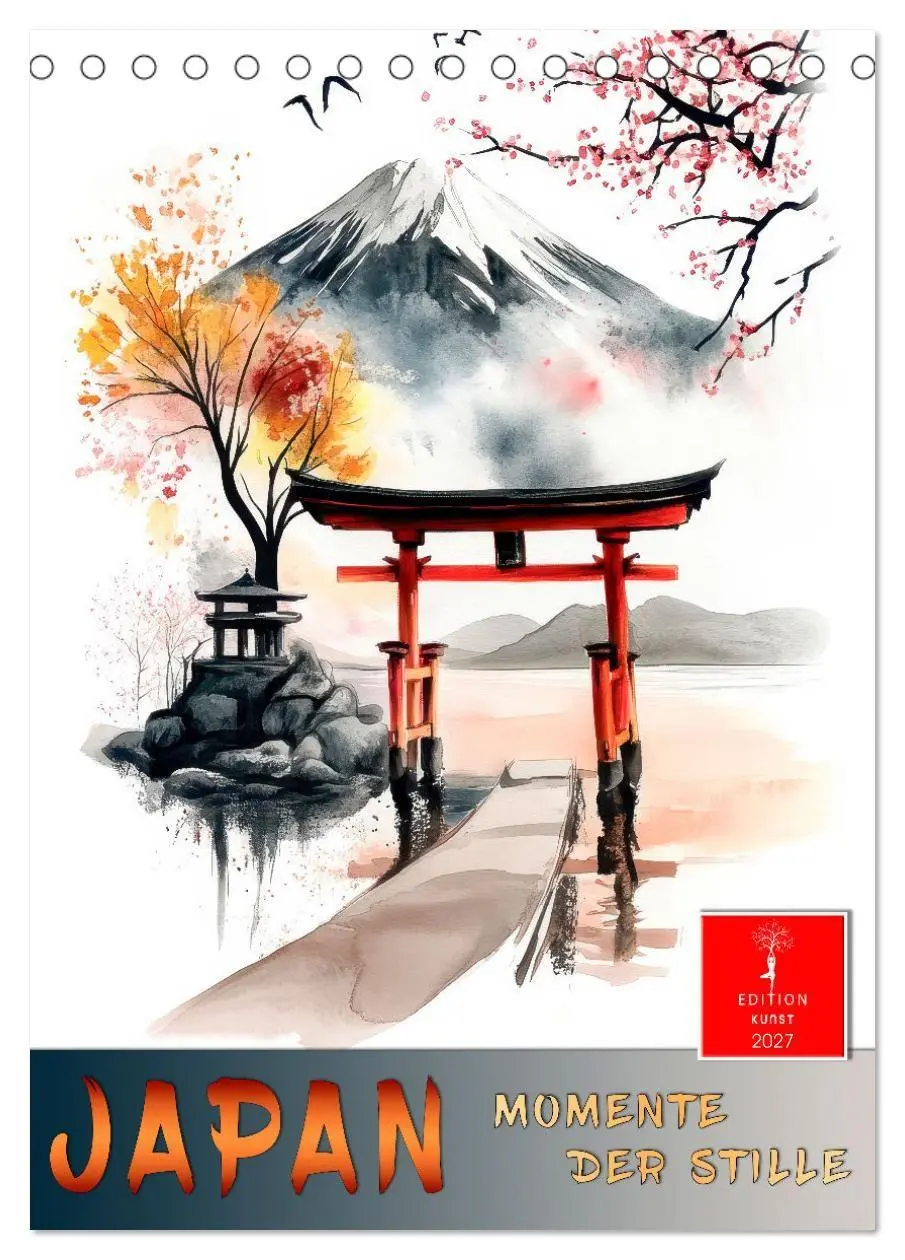 Cover: 9783569000384 | Japan - Momente der Stille (Tischkalender 2027 DIN A5 hoch),...