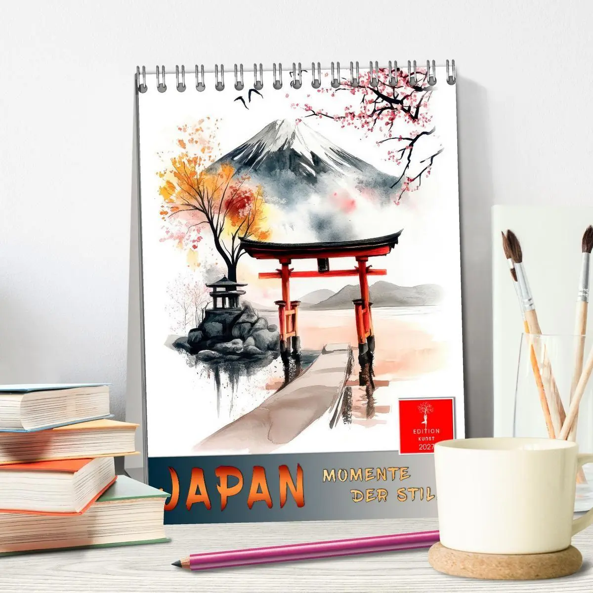 Bild: 9783569000384 | Japan - Momente der Stille (Tischkalender 2027 DIN A5 hoch),...