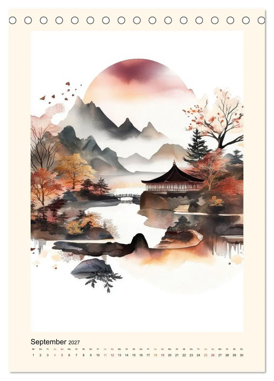 Bild: 9783569000384 | Japan - Momente der Stille (Tischkalender 2027 DIN A5 hoch),...