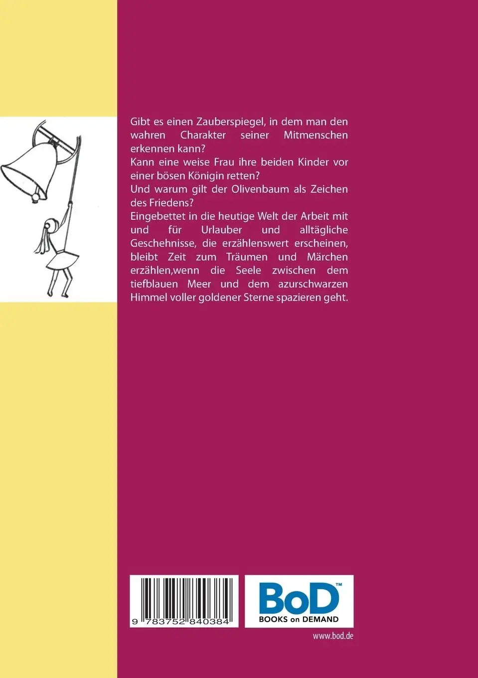 Rückseite: 9783752840384 | Der Zauberspiegel | Rhodos - Märchen und Geschichten | Gitta Glöckner