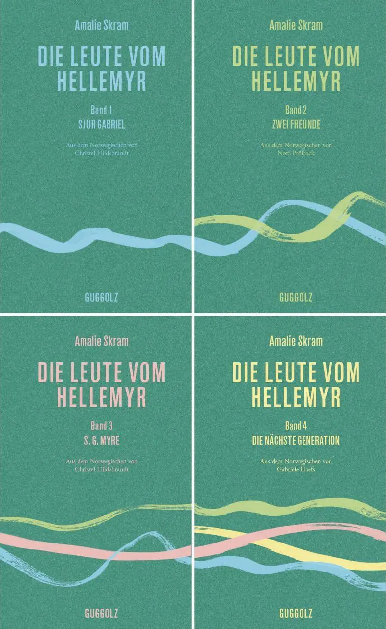 Cover: 9783945370384 | Die Leute vom Hellemyr. 4 Bände | Amalie Skram | Taschenbuch | 1200 S.