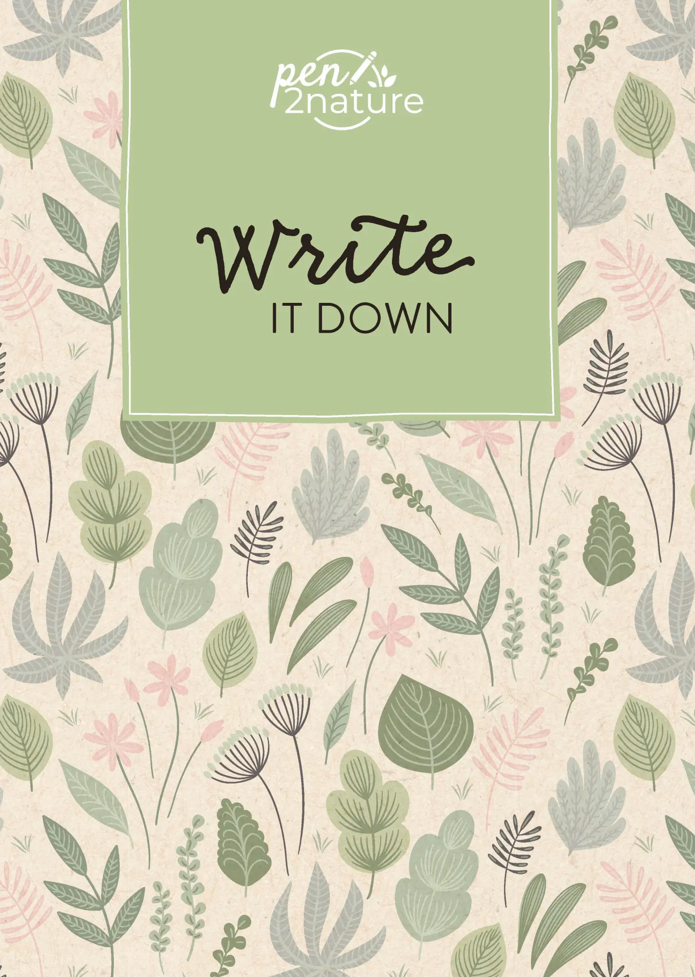 Cover: 9783987640384 | Write It Down . Nachhaltiges Notizbuch in A5 mit Hardcover und...