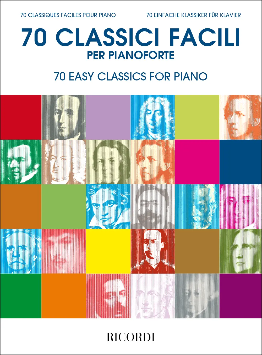Cover: 9790041830384 | 70 Classici facili per pianoforte | Buch | 2017 | Ricordi