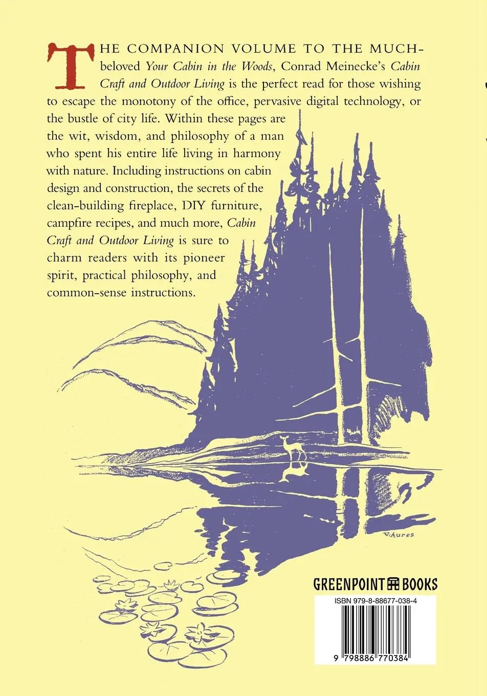 Rückseite: 9798886770384 | Cabin Craft and Outdoor Living | Conrad Meinecke | Taschenbuch | 2023