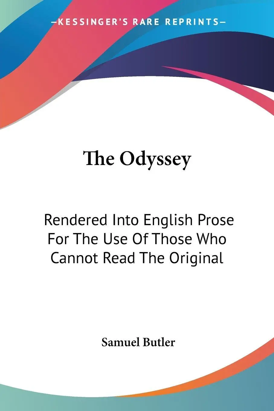 Cover: 9781428610484 | The Odyssey | Taschenbuch | Kartoniert / Broschiert | Englisch | 2006