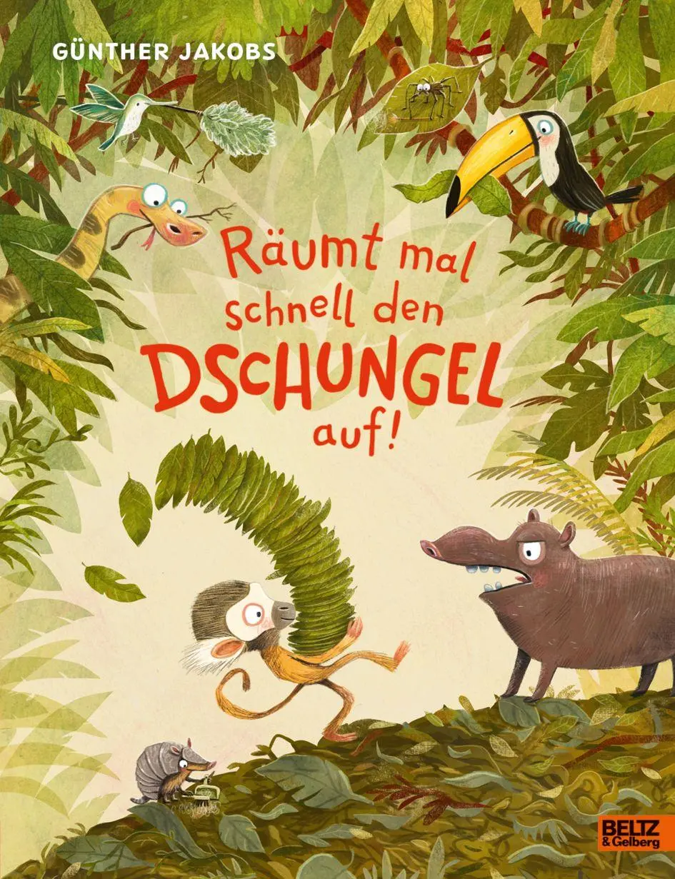 Cover: 9783407790484 | Räumt mal schnell den Dschungel auf! | Vierfarbiges Bilderbuch | Buch