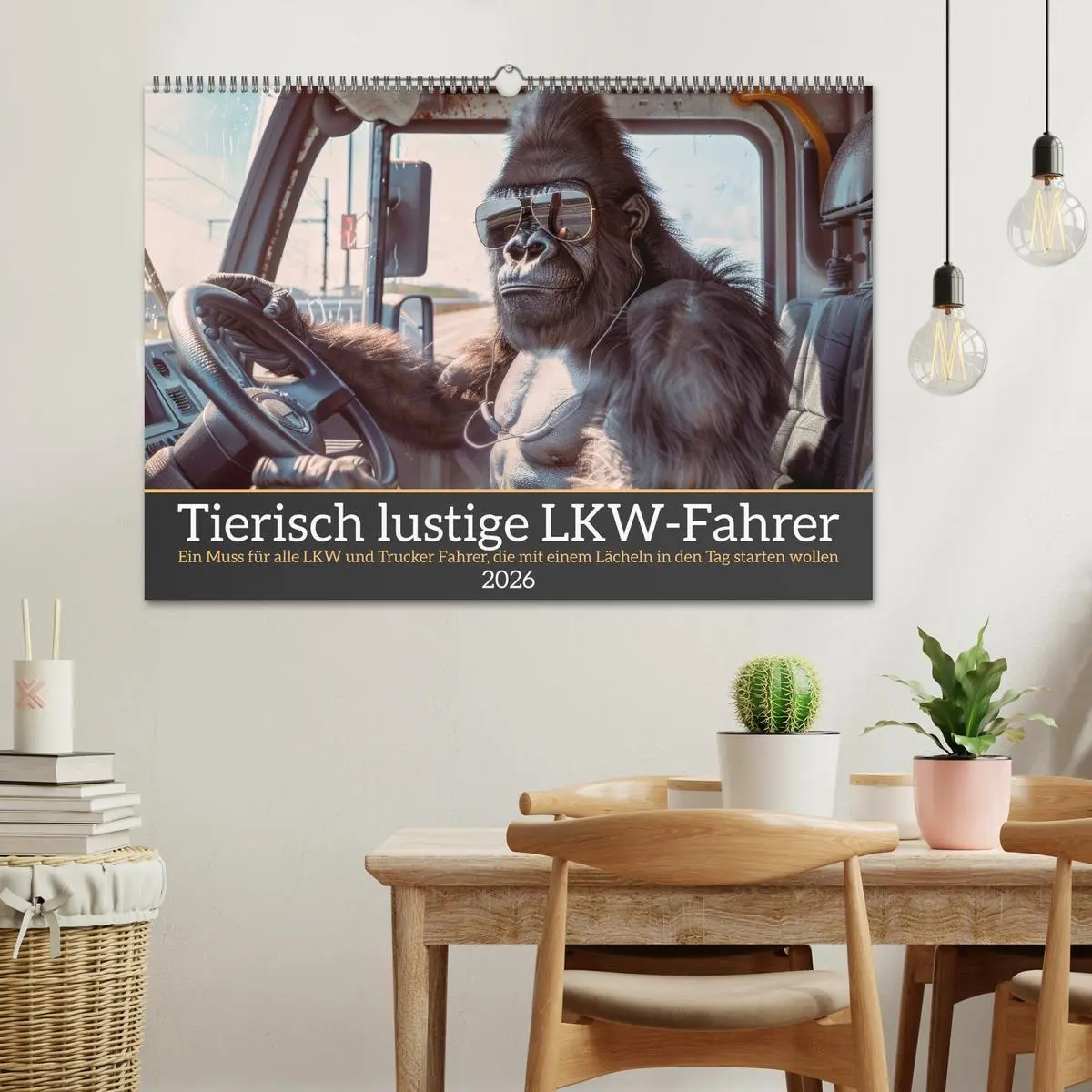Bild: 9783457360484 | Tierisch lustige LKW-Fahrer (Wandkalender 2026 DIN A2 quer),...
