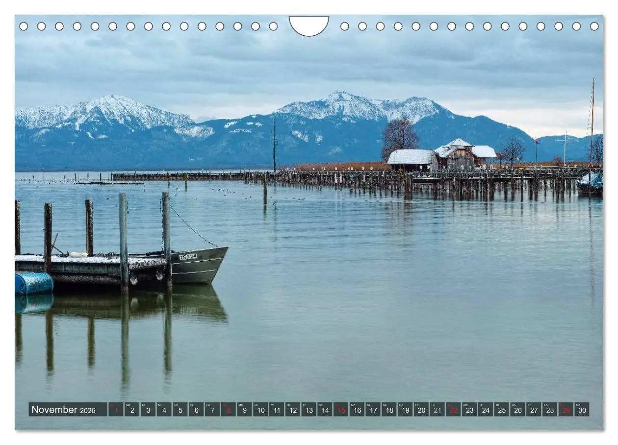 Bild: 9783516140484 | Stille Tage am Chiemsee (Wandkalender 2026 DIN A4 quer), CALVENDO...
