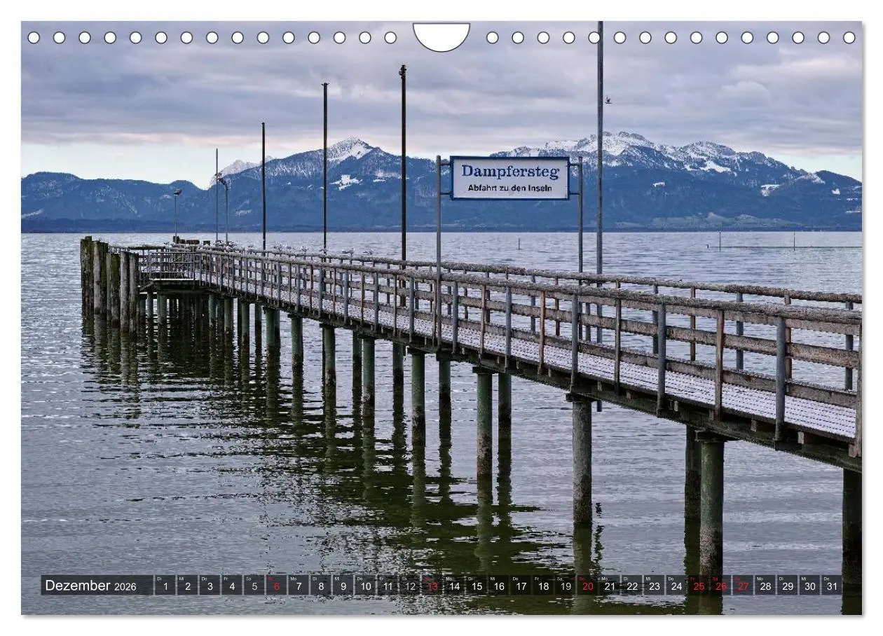 Bild: 9783516140484 | Stille Tage am Chiemsee (Wandkalender 2026 DIN A4 quer), CALVENDO...