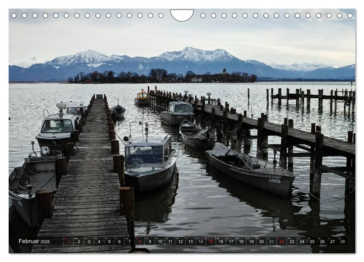 Bild: 9783516140484 | Stille Tage am Chiemsee (Wandkalender 2026 DIN A4 quer), CALVENDO...