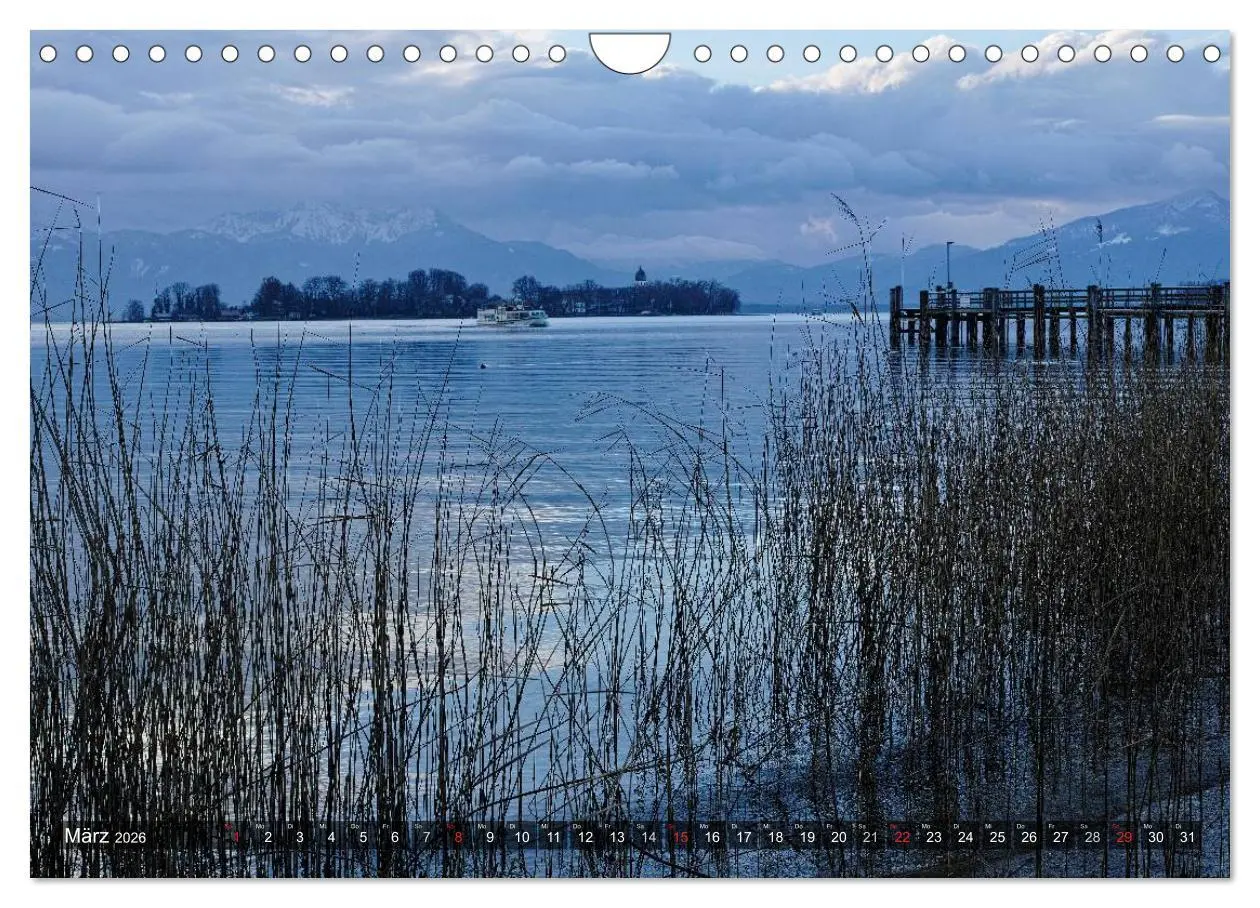 Bild: 9783516140484 | Stille Tage am Chiemsee (Wandkalender 2026 DIN A4 quer), CALVENDO...