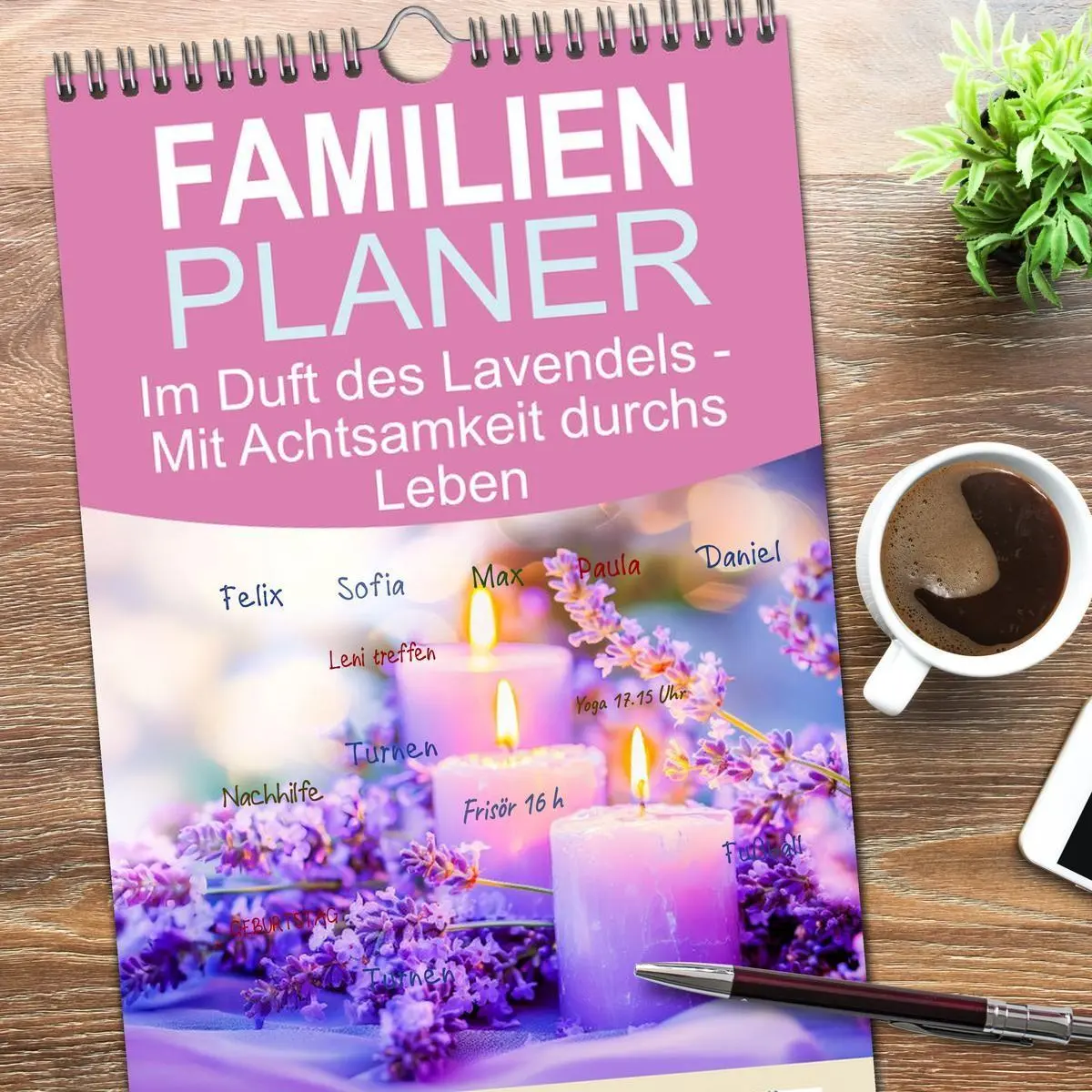 Bild: 9783516690484 | Familienplaner 2026 - Im Duft des Lavendels - Mit Achtsamkeit...
