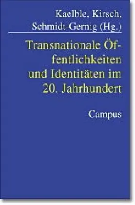 Cover: 9783593370484 | Transnationale Öffentlichkeiten und Identitäten im 20. Jahrhundert