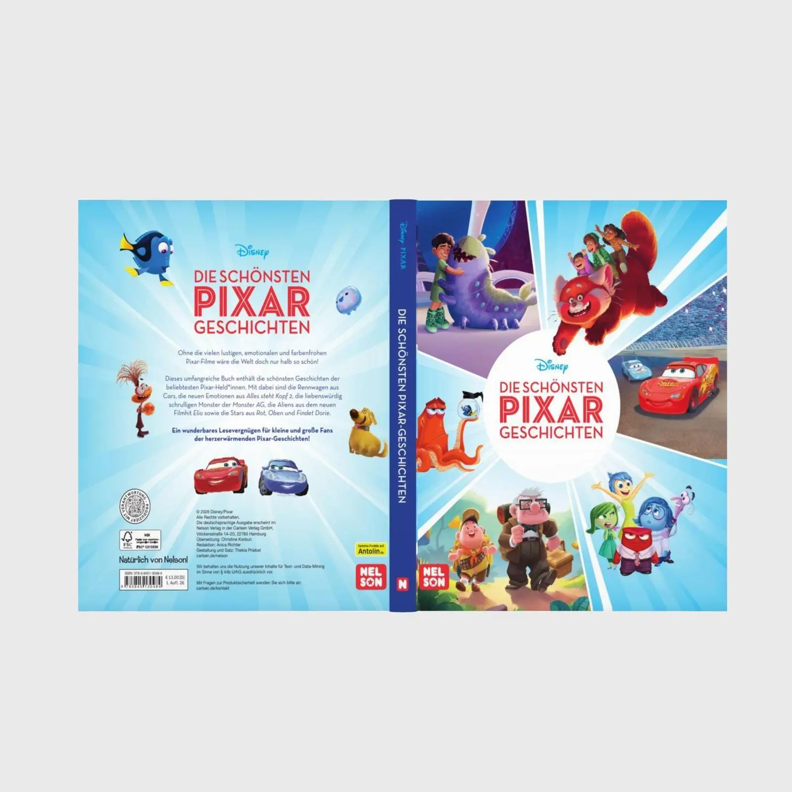 Bild: 9783845130484 | Disney Vorlesebuch: Die schönsten Pixar-Geschichten | Zum Vorlesen
